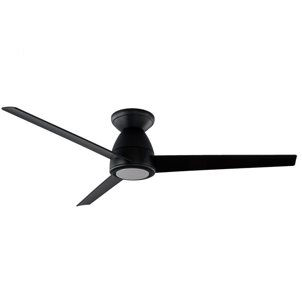 Modern Forms Fans | TIP-TOP CEILING FAN FLUSH MT 52IN 2700K Black | FH-W2004-52L-27-MB