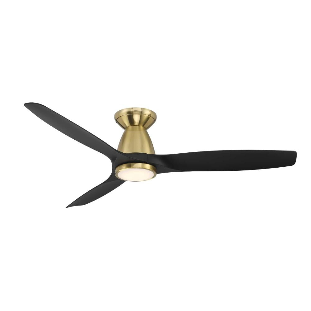 Modern Forms Fans | SKYLARK CEILING FAN FLUSH MOUNT 54IN Black|Brass | FH-W2202-54L-SB/MB
