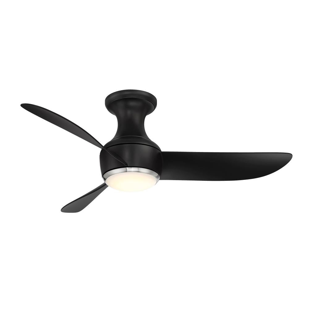 Modern Forms Fans | CORONA CEILING FAN FLUSH 44IN 3500K Black|Nickel|Combination Finishes | FH-W2203-44L35BNMB