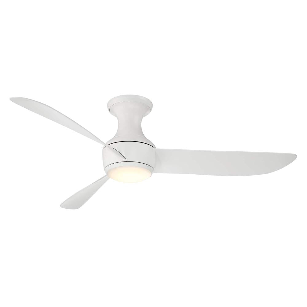 Modern Forms Fans | CORONA CEILING FAN FLUSH 52IN 3500K White | FH-W2203-52L-35-MW