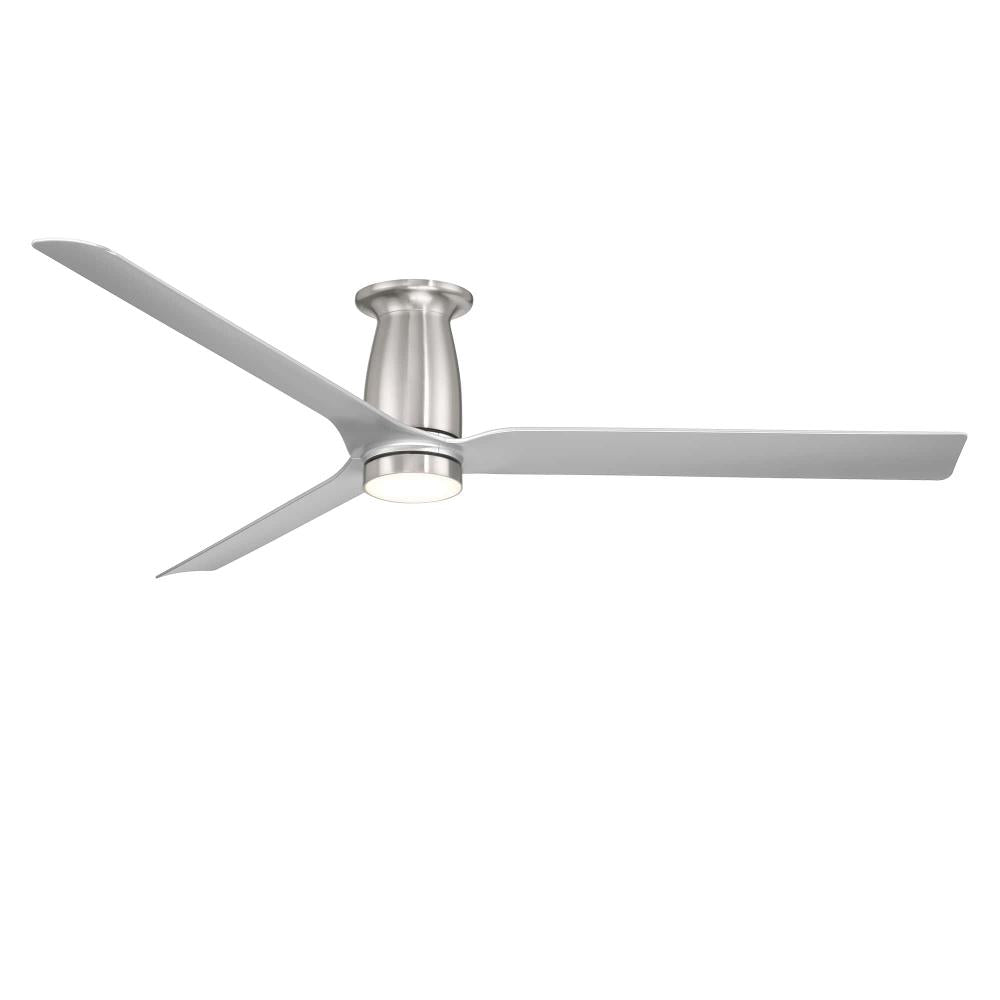 Modern Forms Fans | SMOOTH CEILING FAN FLUSH MOUNT 52IN Nickel|Silver | FH-W2502-52L-BN/SL
