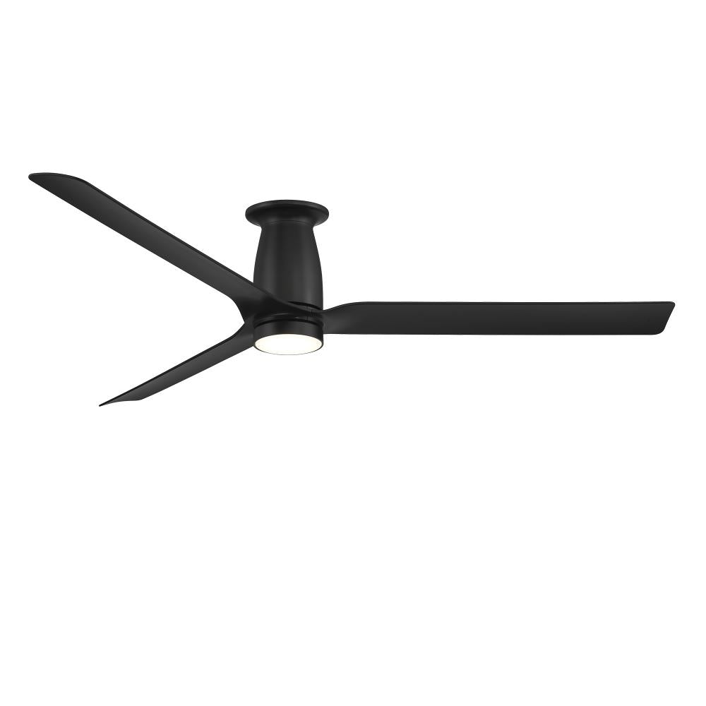 Modern Forms Fans | SMOOTH CEILING FAN FLUSH MOUNT 52IN Black | FH-W2502-52L-MB