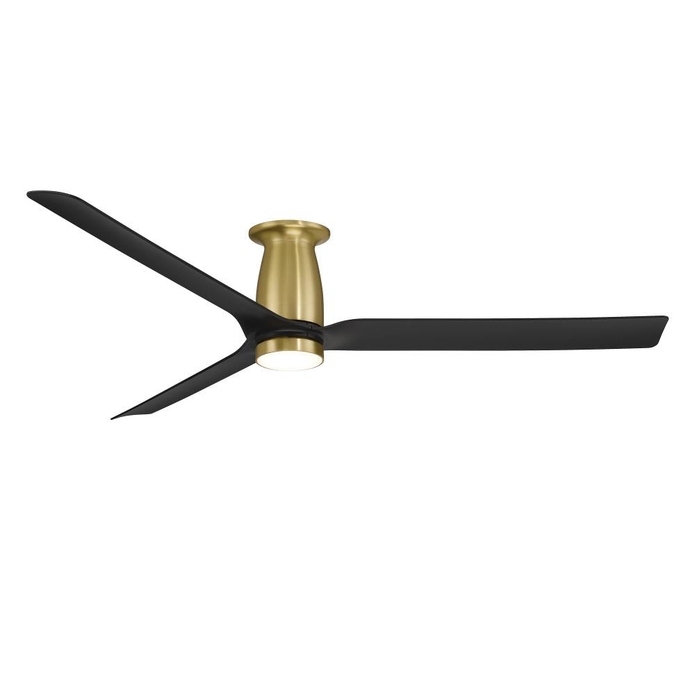 Modern Forms Fans | SMOOTH CEILING FAN FLUSH MOUNT 52IN Black|Brass | FH-W2502-52L-SB/MB