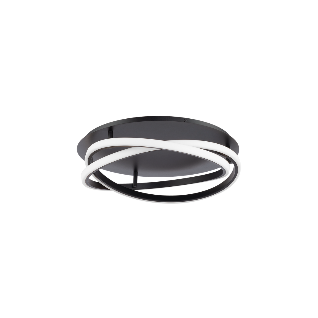 Modern Forms Veloce Flush Mount Light Ceiling Flush Mounts Modern Forms Black 18x18x4.63 