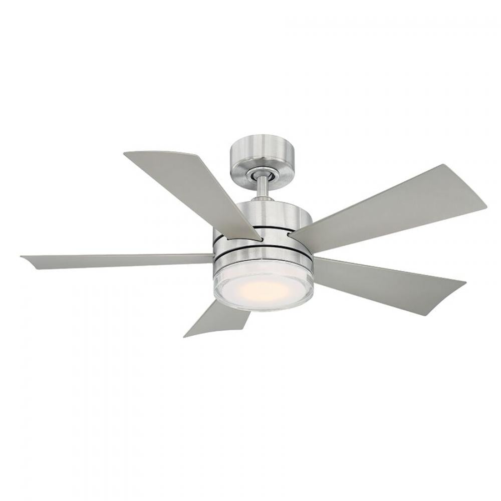 Modern Forms Fans | WYND CEILING FAN 42IN Steel | FR-W1801-42L-SS