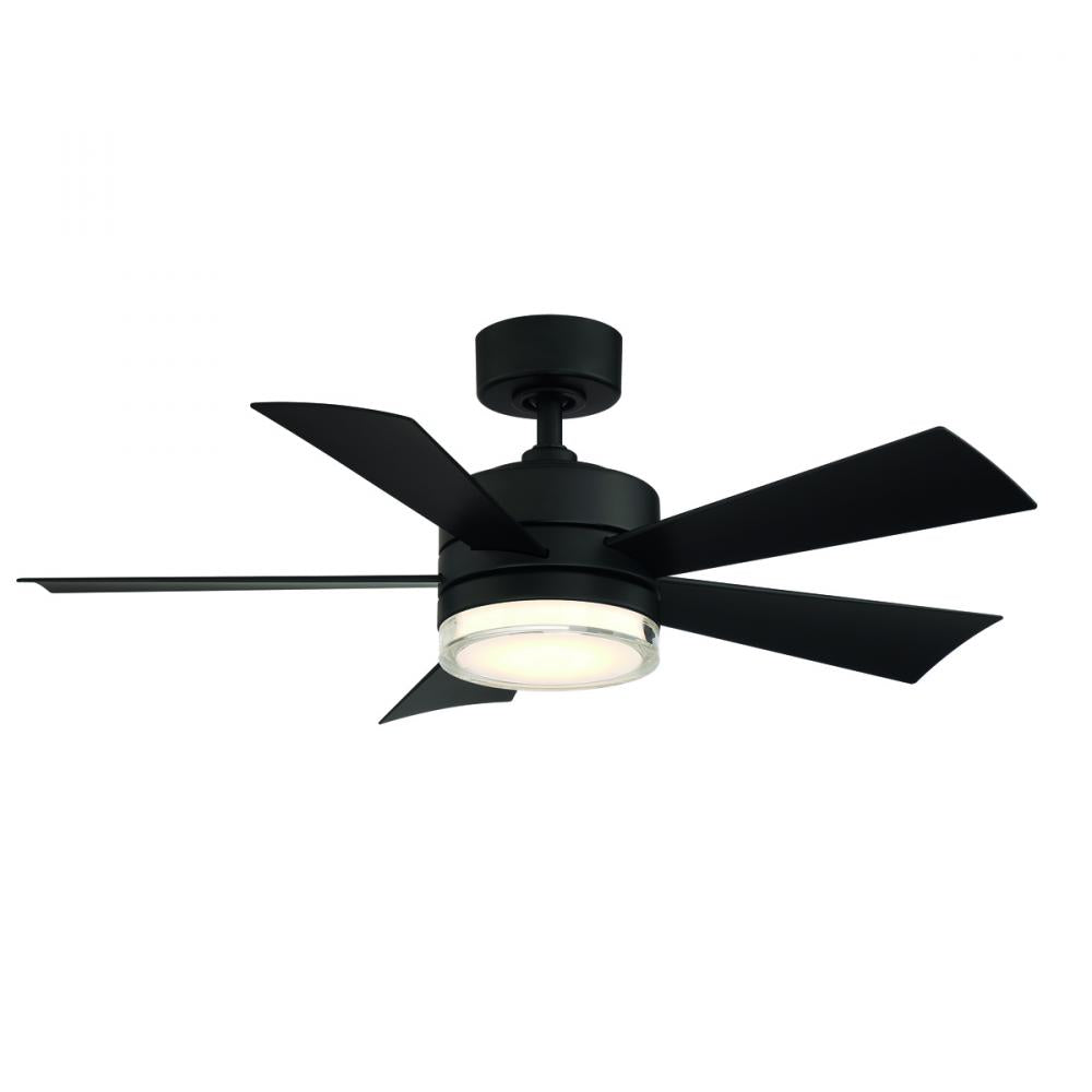 Modern Forms Fans | WYND CEILING FAN 52IN Black | FR-W1801-52L-MB