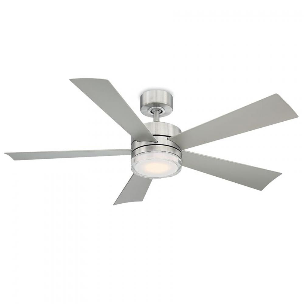 Modern Forms Fans | WYND CEILING FAN 52IN Steel | FR-W1801-52L-SS
