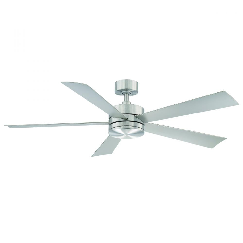 Modern Forms Fans | WYND CEILING FAN 60IN Steel | FR-W1801-60L-SS