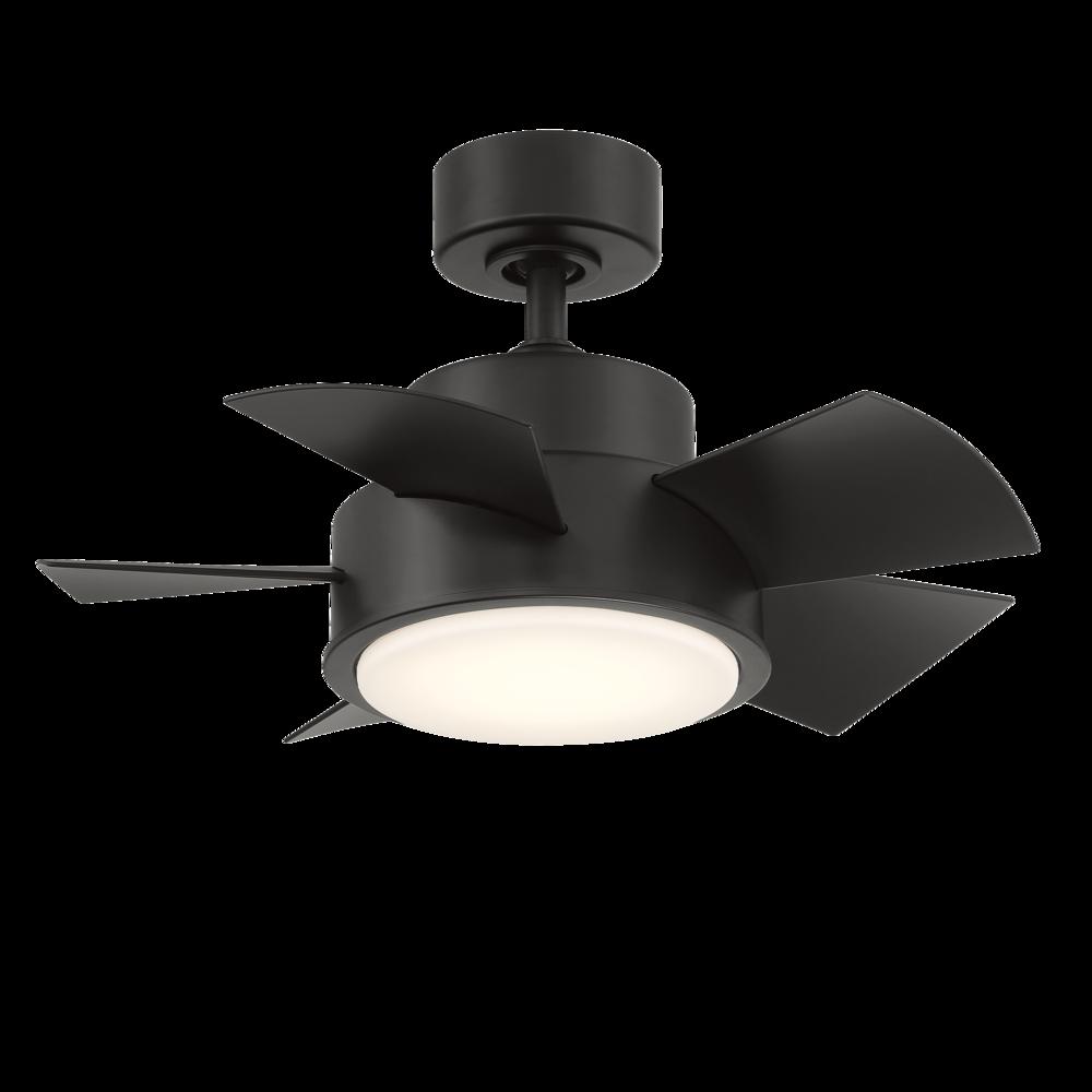 Modern Forms Fans | VOX CEILING FAN 26IN 2700K Black | FR-W1802-26L-27-MB
