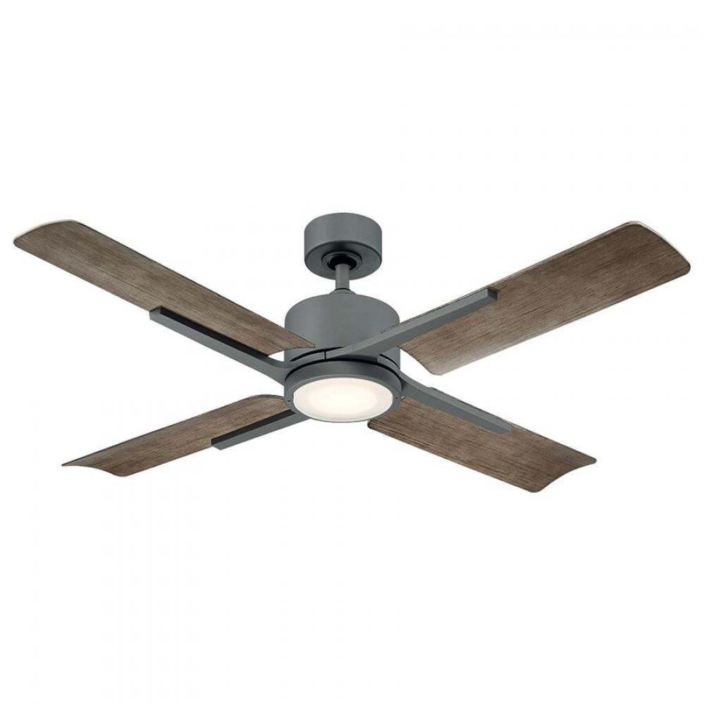 Modern Forms Fans | CERVANTES CEILING FAN 56IN Black|Gray | FR-W1806-56L-GH/WG