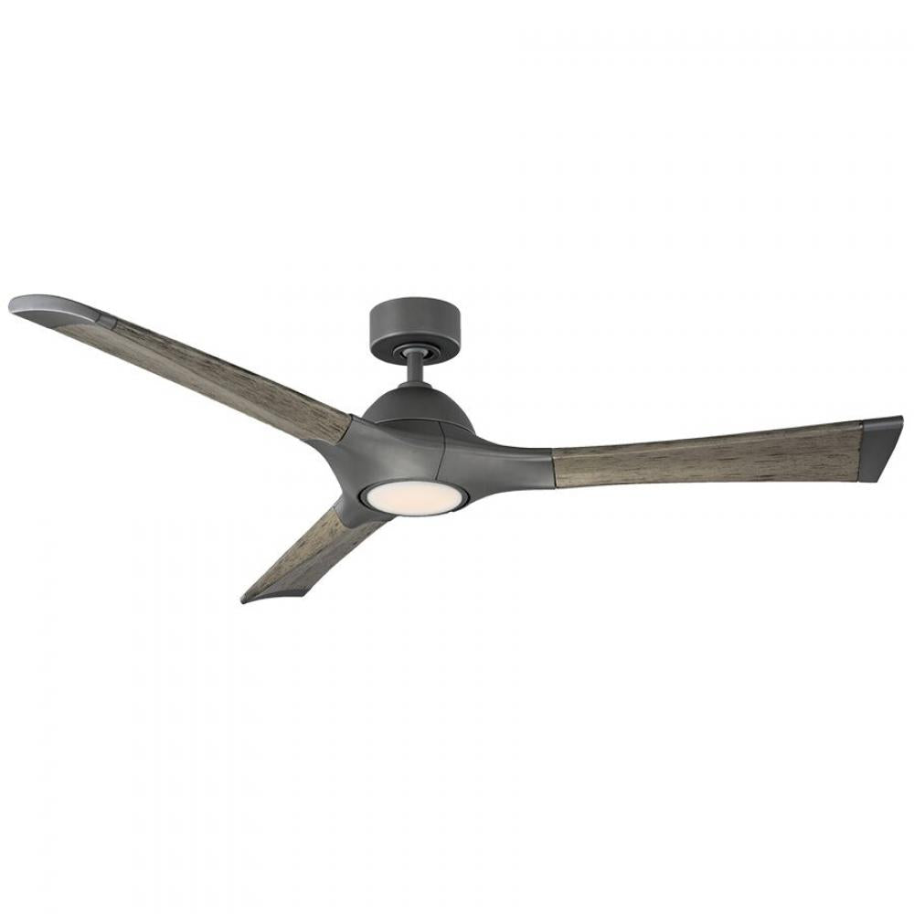 Modern Forms Fans | WOODY CEILING FAN 60IN Black|Gray | FR-W1814-60L-GH/WG