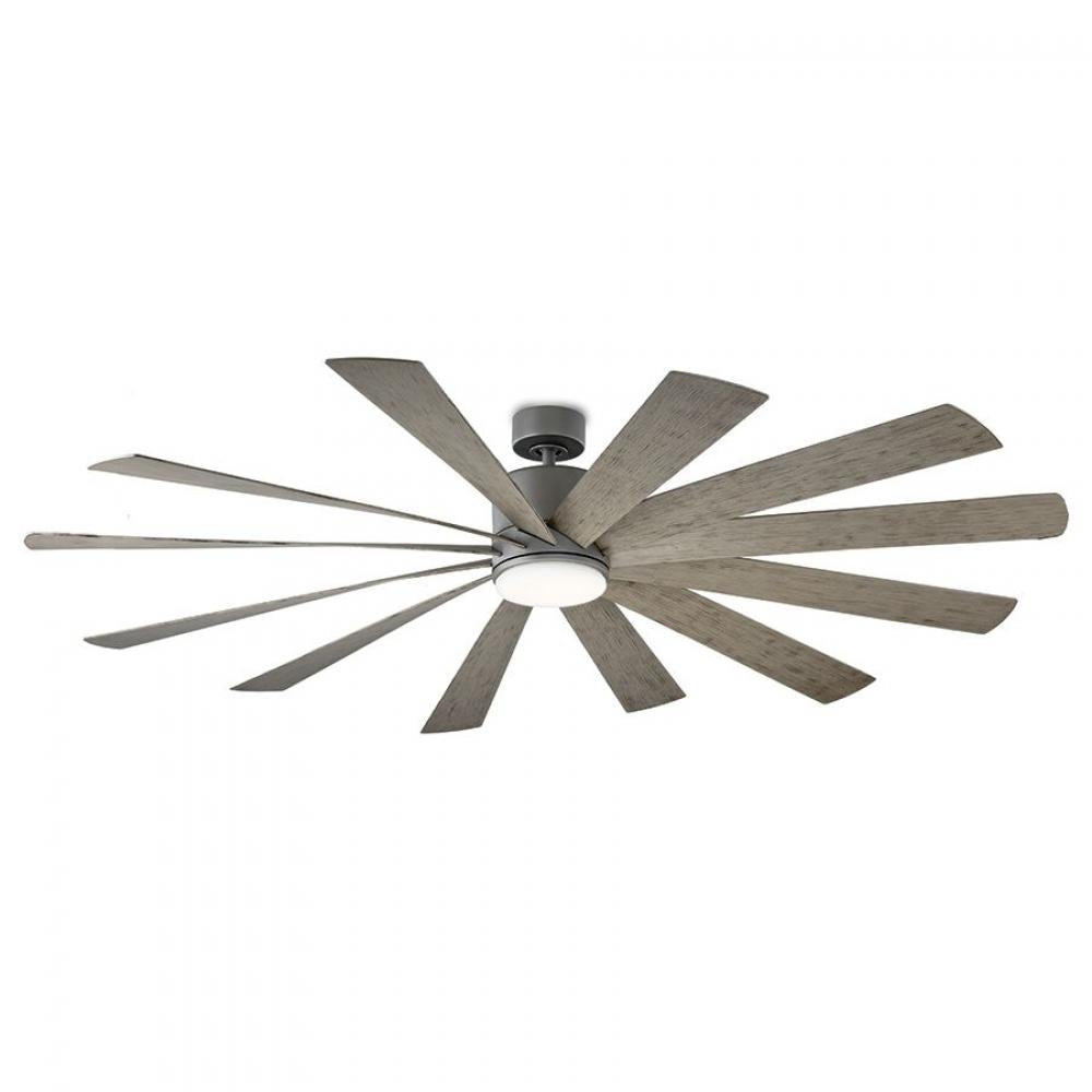 Modern Forms Fans | WINDFLOWER CEILING FAN 80IN Black|Gray | FR-W1815-80L-GH/WG