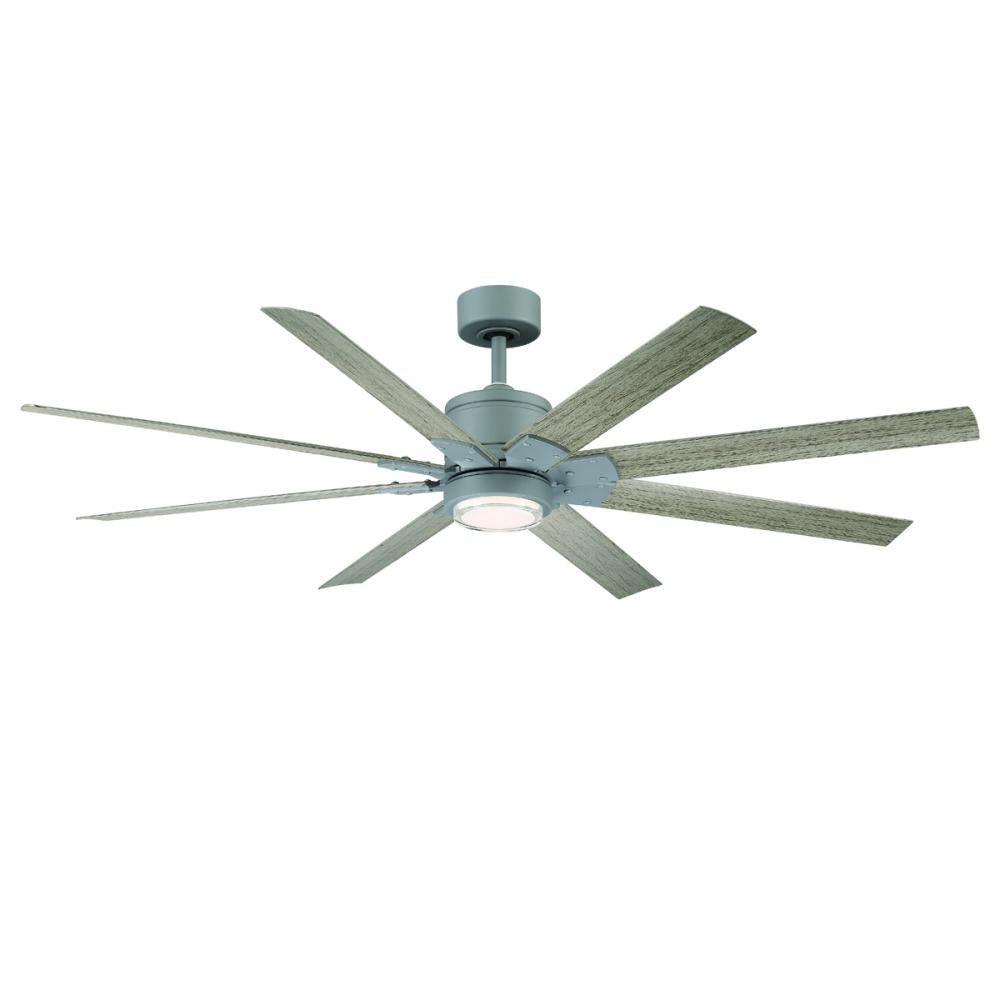 Modern Forms Fans | RENEGADE CEILING FAN 52IN 2700K Black|Gray|Wood | FR-W2001-52L27GHWW