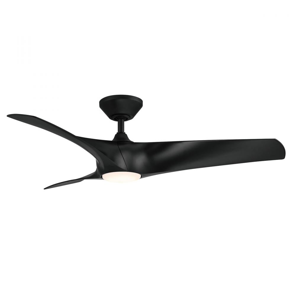 Modern Forms Fans | ZEPHYR CEILING FAN 52IN Black | FR-W2006-52L-MB