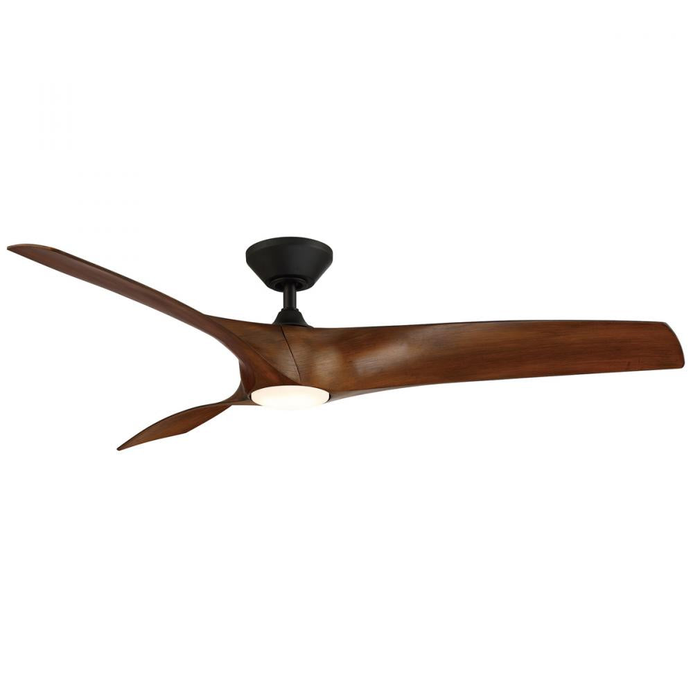 Modern Forms Fans | ZEPHYR CEILING FAN 62IN Black | FR-W2006-62L-MB/DK