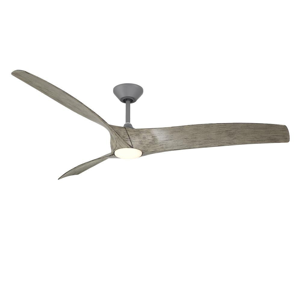 Modern Forms Fans | ZEPHYR CEILING FAN 72IN Gray|Wood | FR-W2006-72L-GH/WW