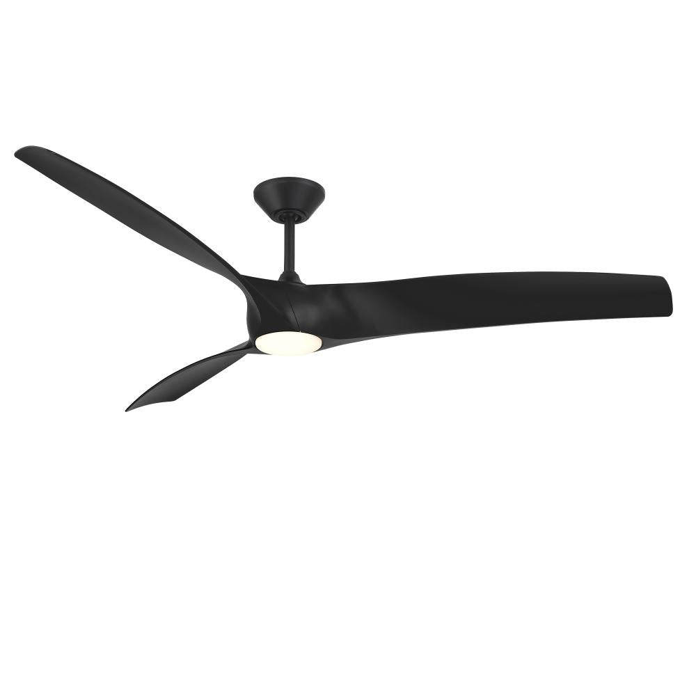 Modern Forms Fans | ZEPHYR CEILING FAN 72IN Black | FR-W2006-72L-MB