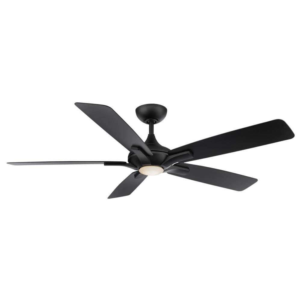 Modern Forms Fans | MYKONOS 5 CEILING FAN 60IN 2700K Black | FR-W2008-60L-27-MB