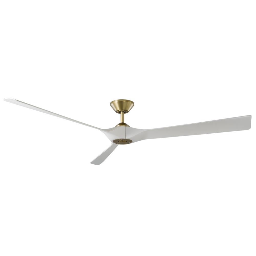 Modern Forms Fans | TORQUE CEILING FAN 70IN 3-BLADE Brass|White | FR-W2204-70-SB/MW