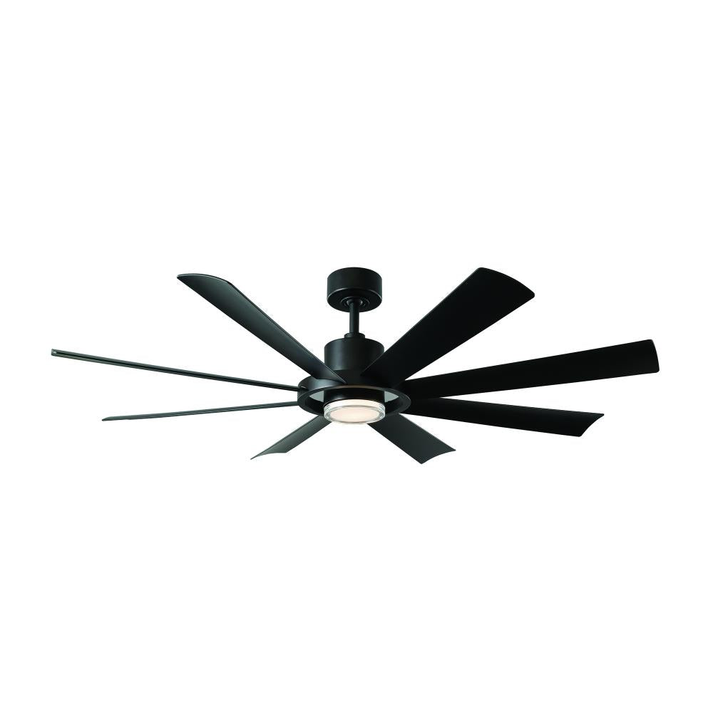 Modern Forms Fans | AURA CEILING FAN 60IN Black | FR-W2303-60L-MB