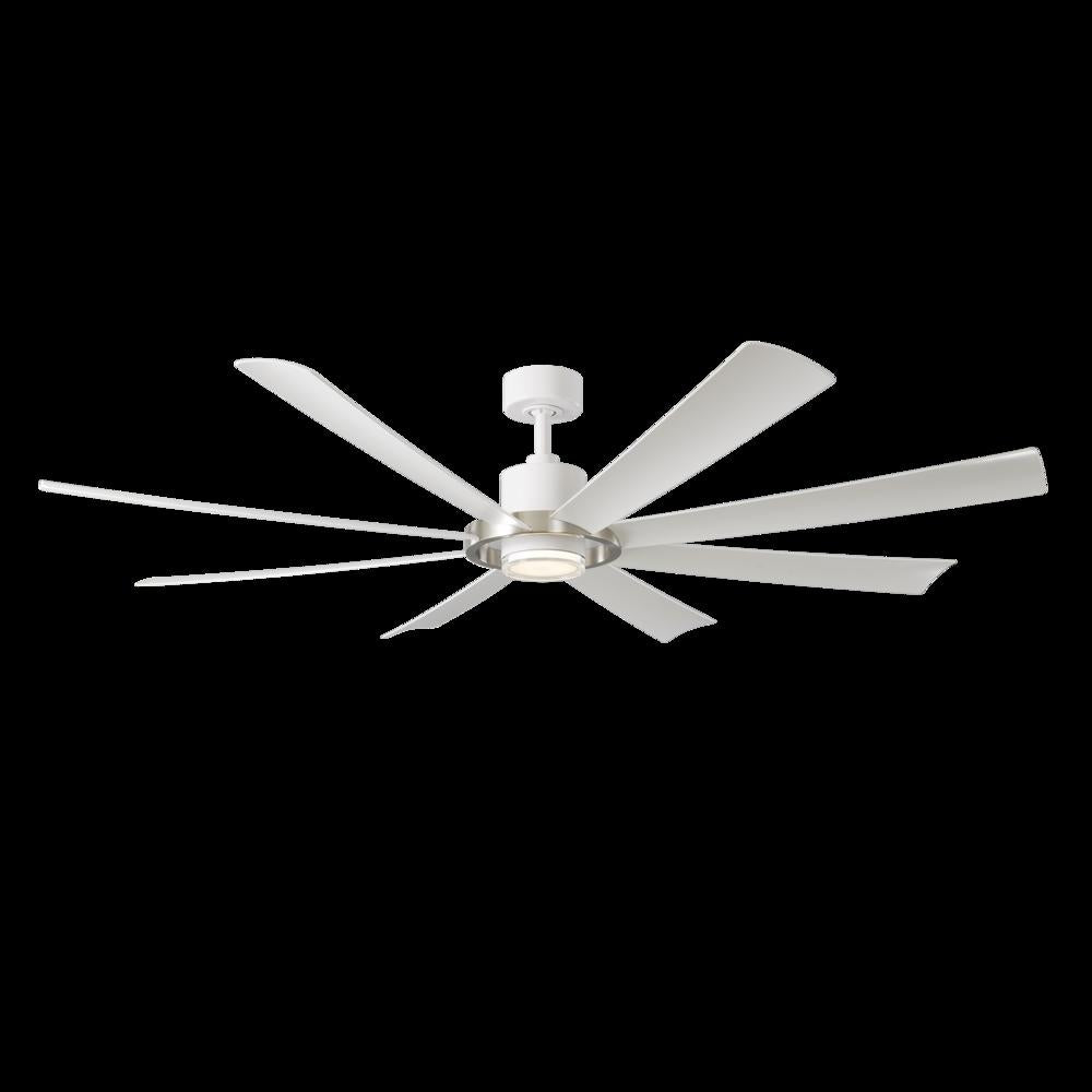 Modern Forms Fans | AURA CEILING FAN 72IN Black|Nickel|Combination Finishes|White | FR-W2303-72L-BN/MW