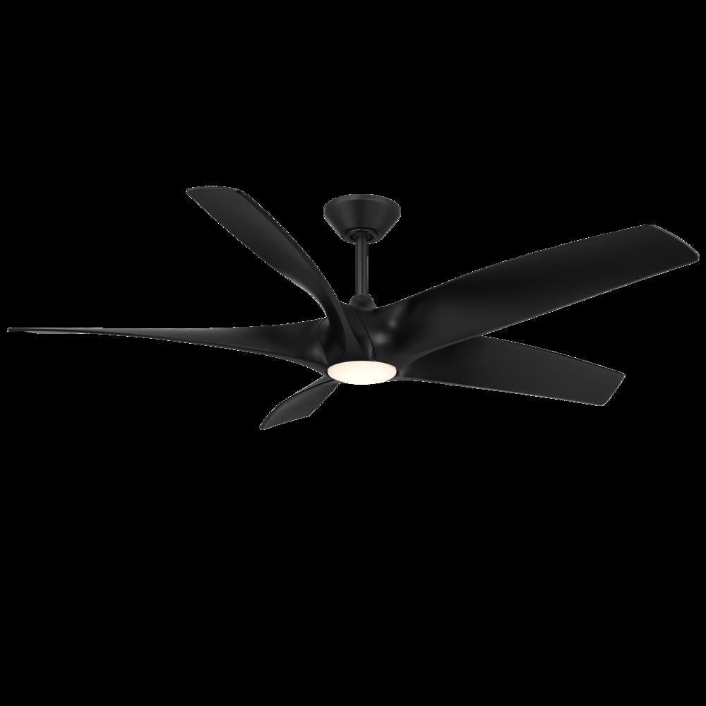 Modern Forms Fans | LUCID CEILING FAN 62IN 3500K Black | FR-W2401-62L-MB