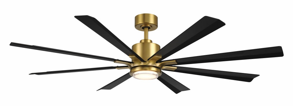 Modern Forms Fans | SIZE MATTERS CEILING FAN 65IN Black|Brass | FR-W2403-65L-SB/MB
