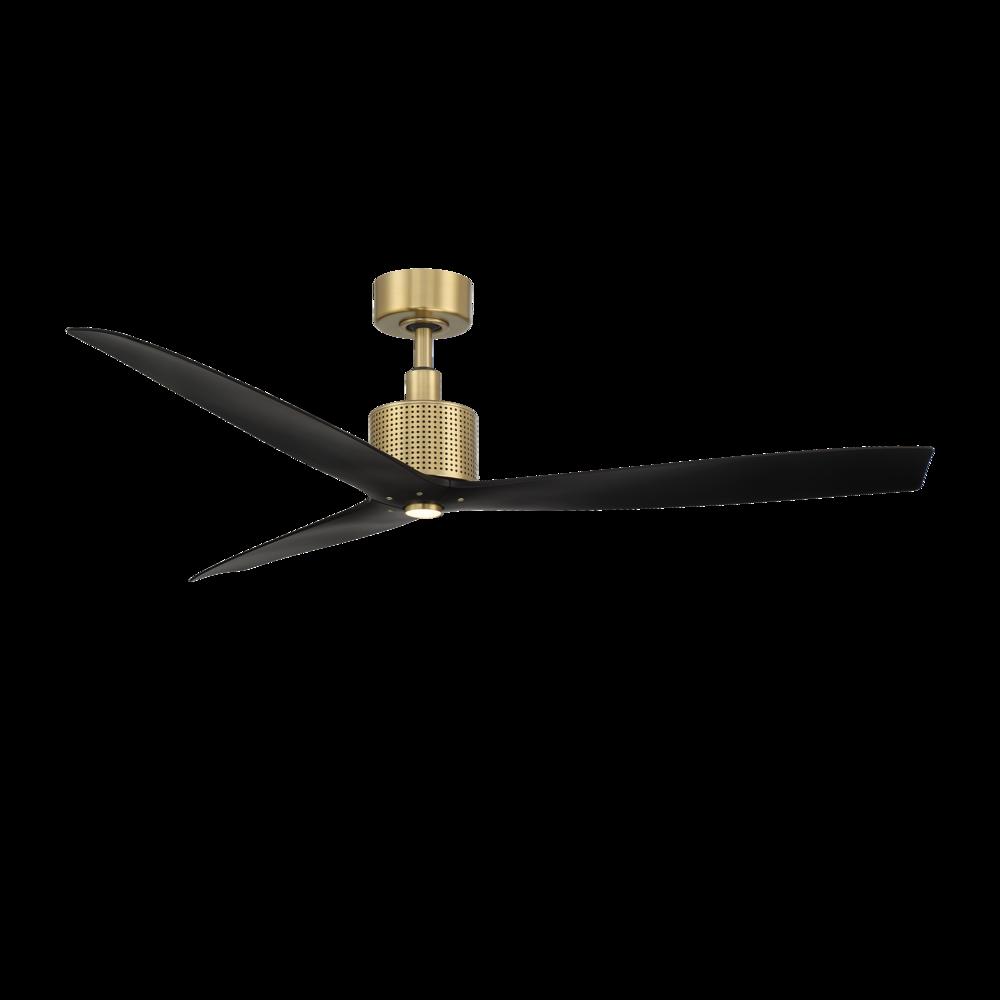 Modern Forms Fans | SPINSTER CEILING FAN 60IN Black|Brass | FR-W2404-60L-SB/MB