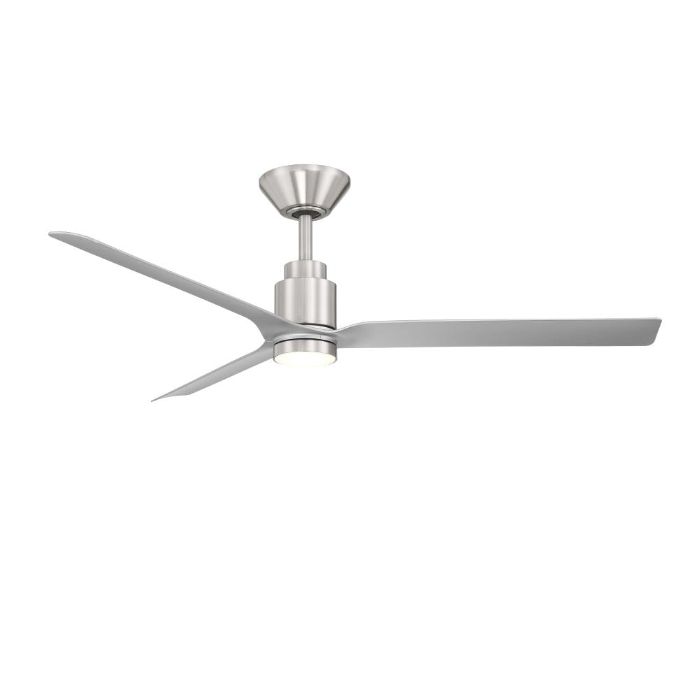 Modern Forms Fans | SMOOTH CEILING FAN 52IN Nickel|Combination Finishes|Silver | FR-W2502-52L-BN/SL