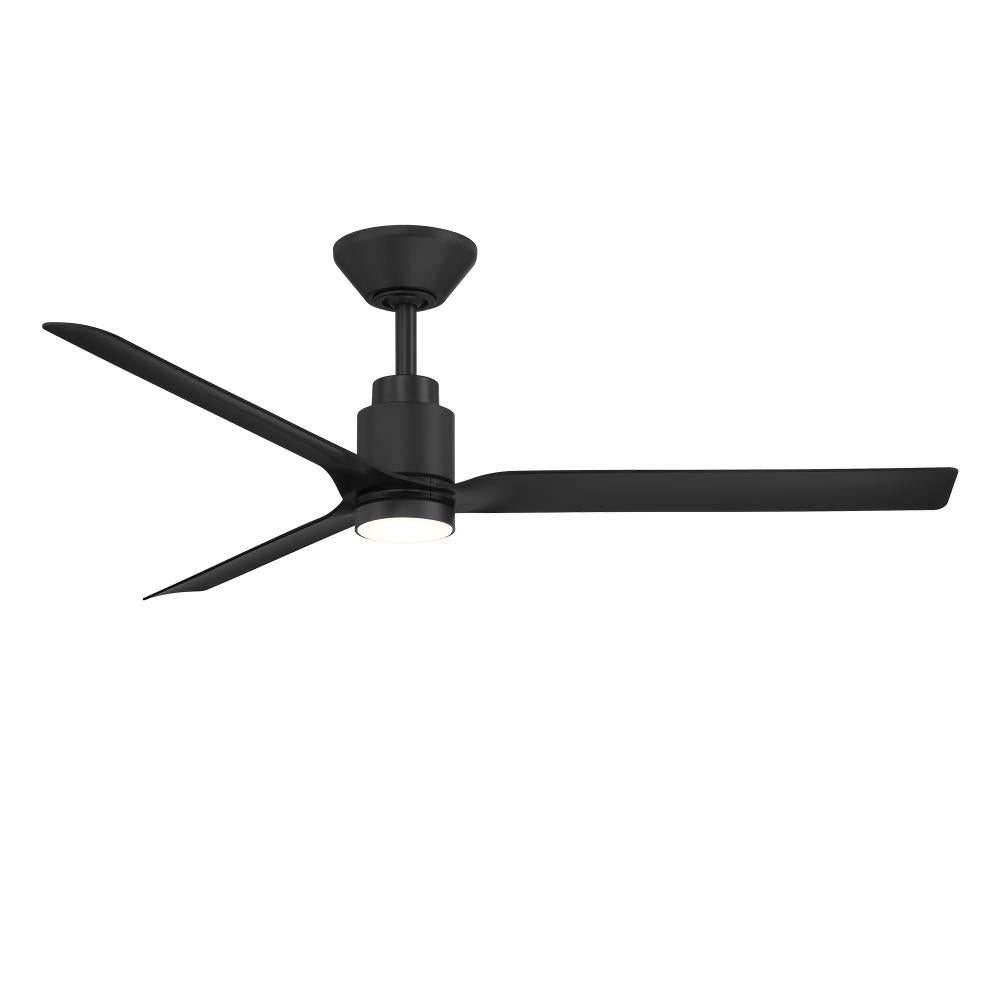 Modern Forms Fans | SMOOTH CEILING FAN 52IN Black | FR-W2502-52L-MB