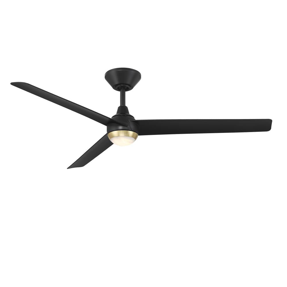 Modern Forms Fans | PISCES CEILING FAN 52IN Black|Brass | FR-W2503-54L-SB/MB