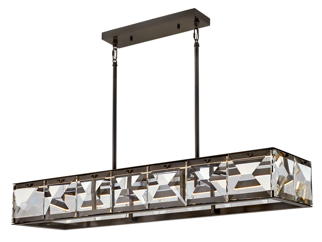 Fredrick Ramond Jolie Linear Chandelier Medium LED Linear Black Oxide FR30106BX