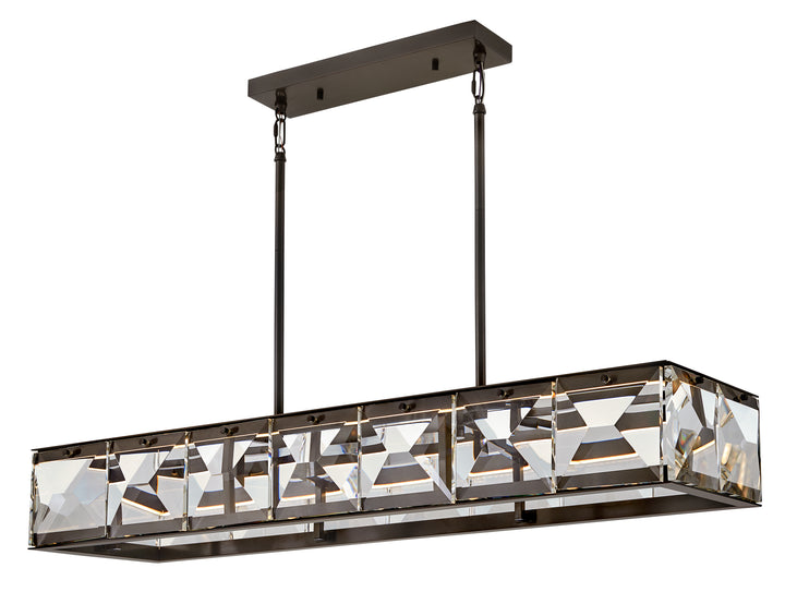 Fredrick Ramond Jolie Linear Chandelier Medium LED Linear Black Oxide FR30106BX