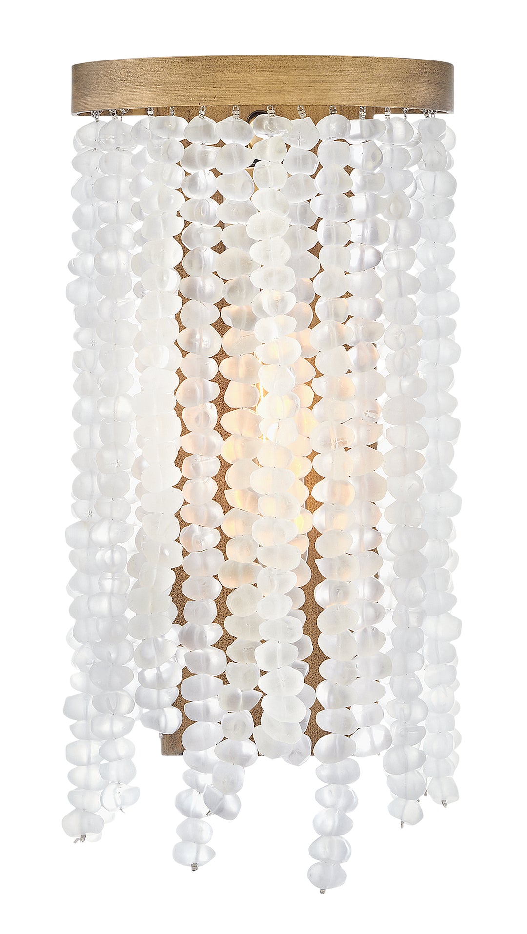 Fredrick Ramond Dune Wall Sconce Medium Single Light Sconce Burnished Gold FR30200BNG