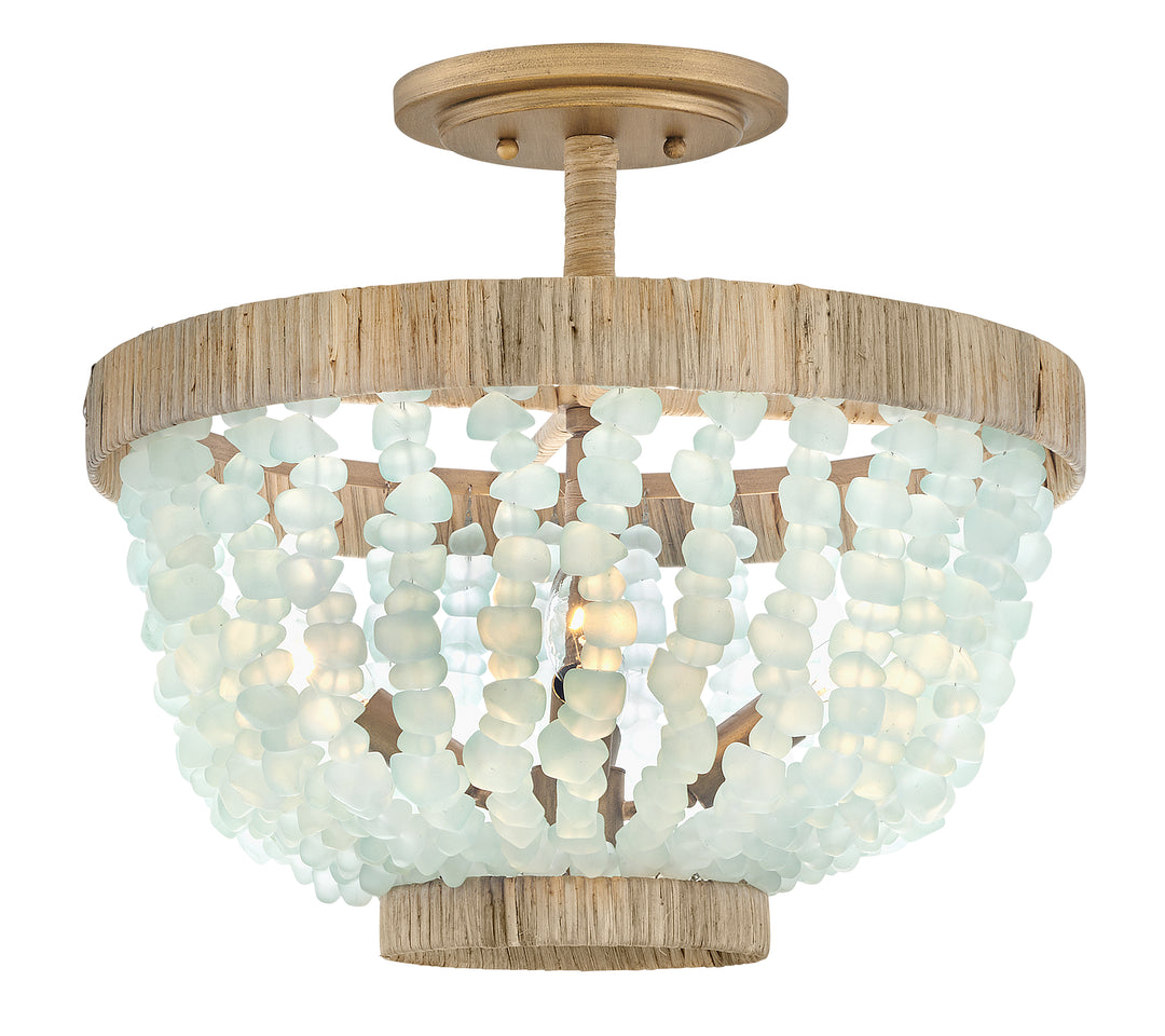 Fredrick Ramond Dune Semi-Flush Mount Medium Semi-Flush Mount Burnished Gold FR30203BNG-BG
