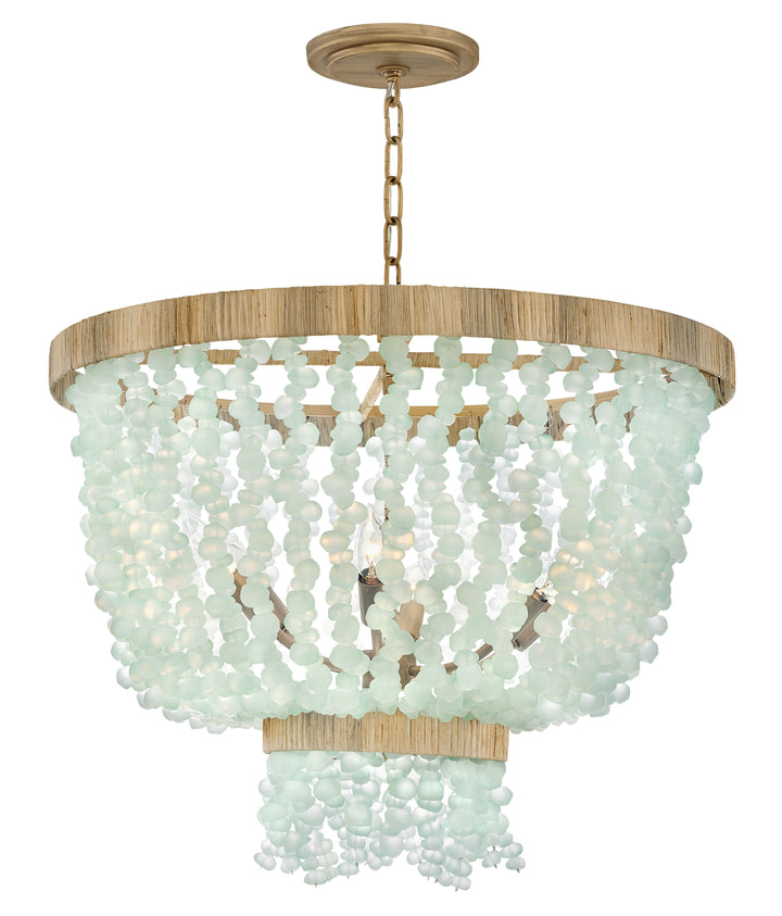 Fredrick Ramond Dune Chandelier Medium Single Tier Chandelier Burnished Gold FR30206BNG-BG