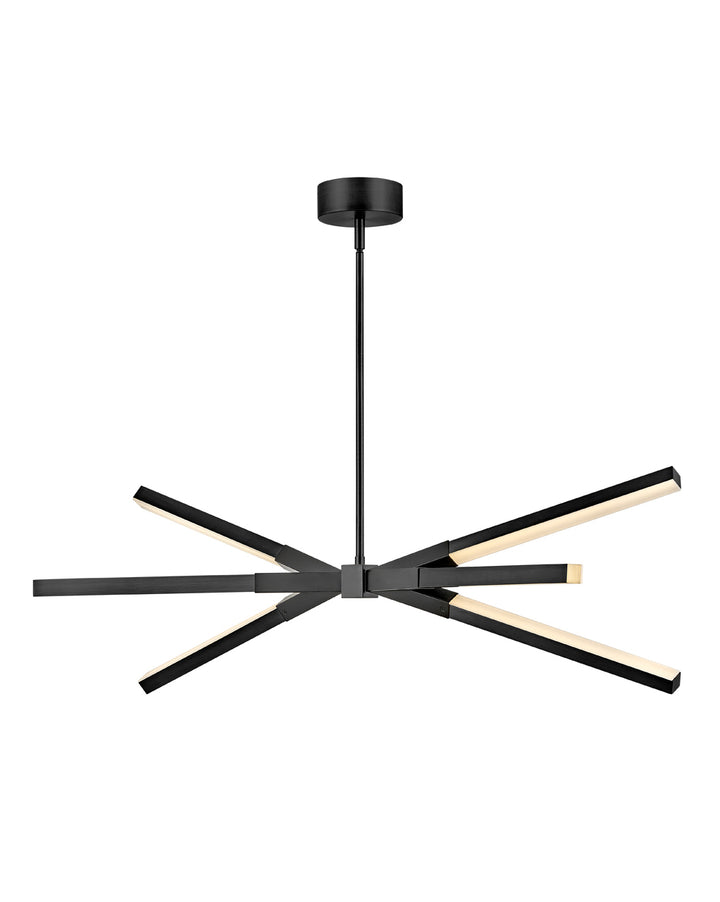 Fredrick Ramond Rae Linear Chandelier Small LED Linear Black FR30618BLK
