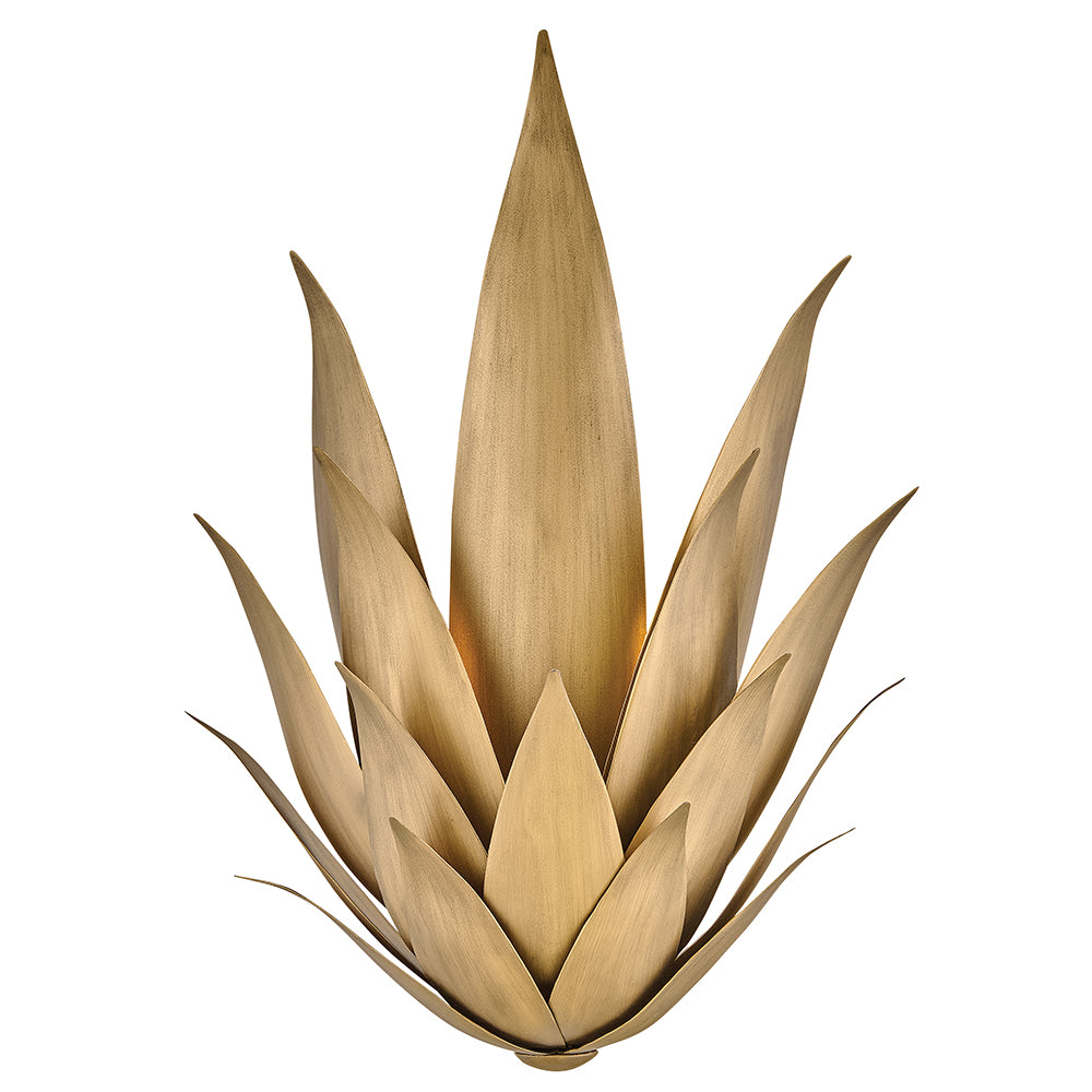 Fredrick Ramond Agave Wall Sconce Large Two Light Sconce Burnished Gold FR30810BNG