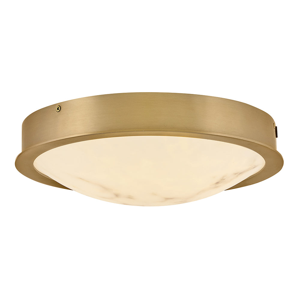 Fredrick Ramond Cava Flush Mount Small Flush Mount Lacquered Brass FR31011LCB