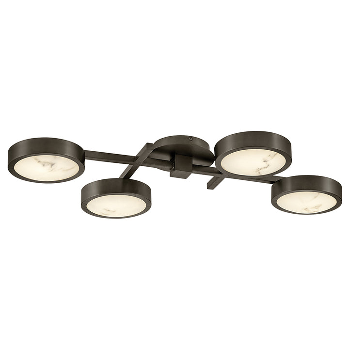 Fredrick Ramond Cava Flush Mount Large Flush Mount Black Oxide FR31013BX