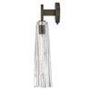 Fredrick Ramond Cosette Wall Sconce Large Single Light Sconce Black Oxide FR31100BX-CL