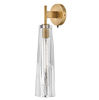 Fredrick Ramond Cosette Wall Sconce Large Single Light Sconce Heritage Brass FR31100HBR-CL