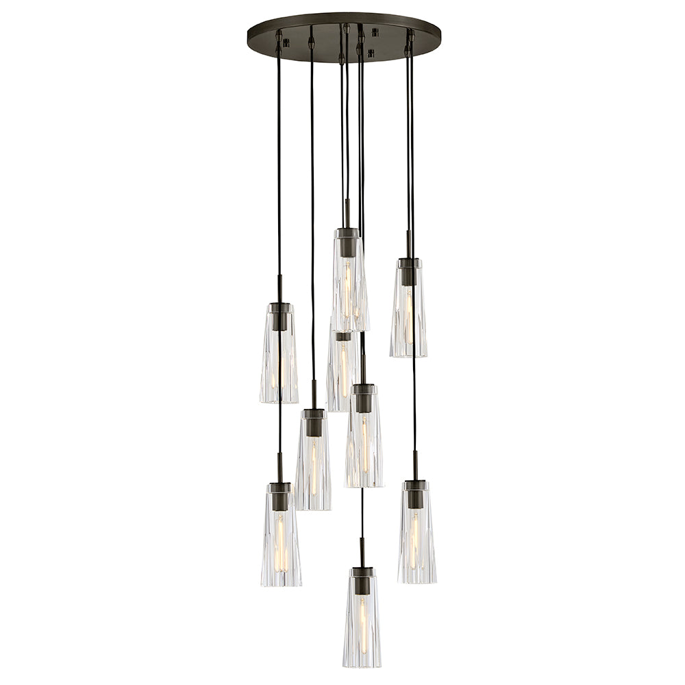 Fredrick Ramond Cosette Pendant Large Adjustable Pendant Black Oxide FR31104BX-CL