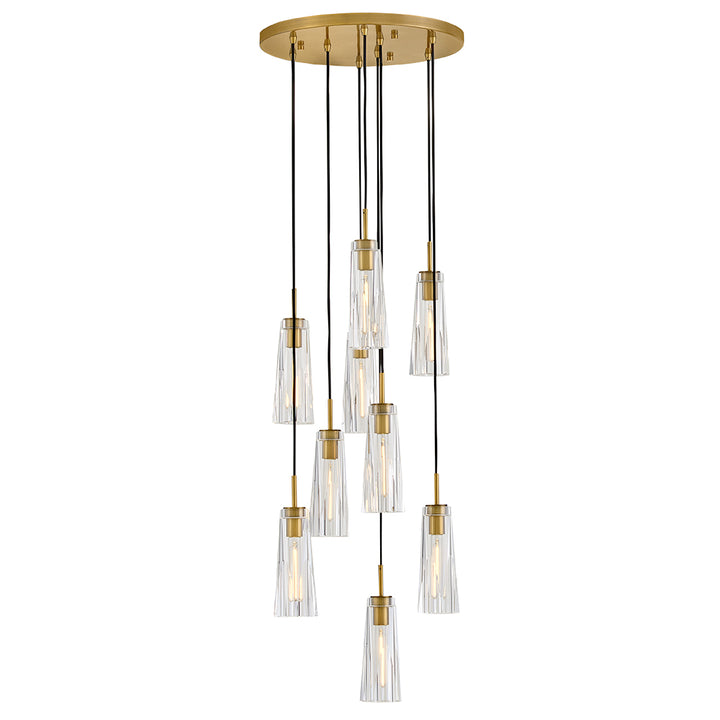 Fredrick Ramond Cosette Pendant Large Adjustable Pendant Heritage Brass FR31104HBR-CL