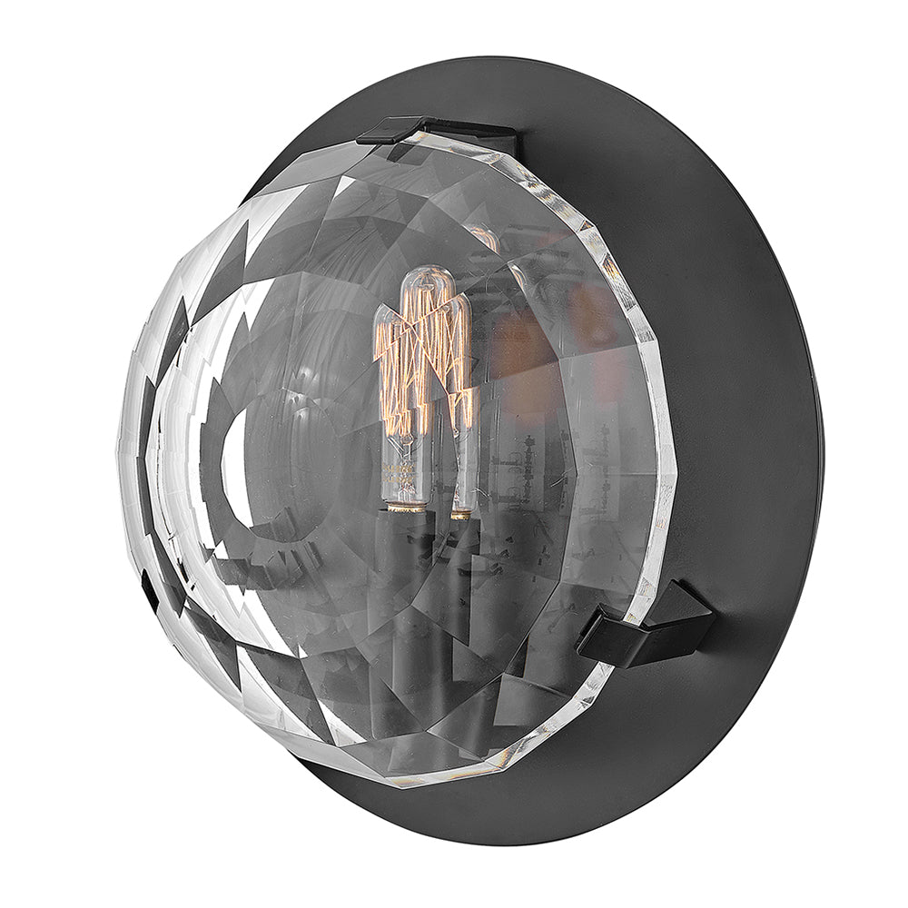 Fredrick Ramond Nala Wall Sconce Small Single Light Sconce Black FR31260BLK