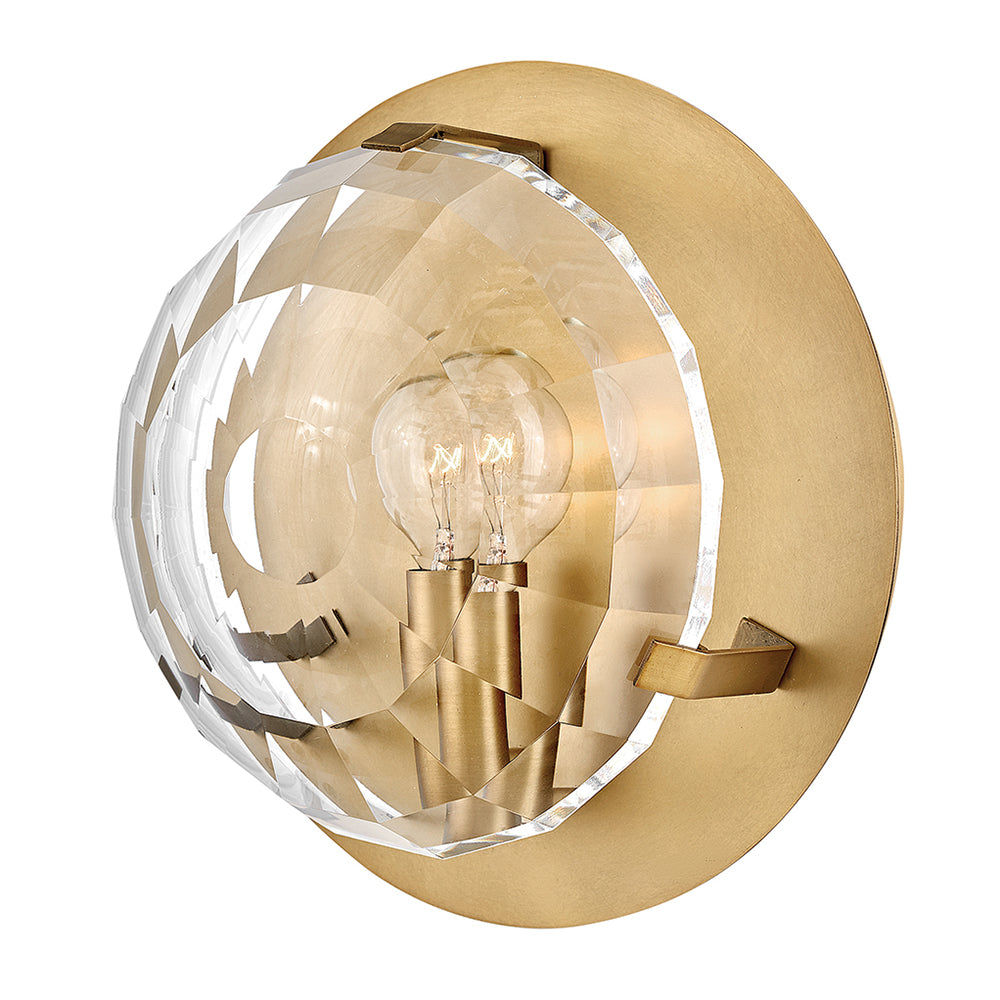 Fredrick Ramond Nala Wall Sconce Small Single Light Sconce Heritage Brass FR31260HBR