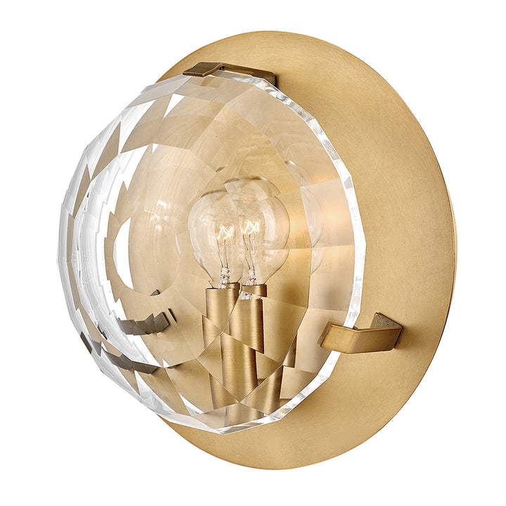 Fredrick Ramond Nala Wall Sconce Small Single Light Sconce Heritage Brass FR31260HBR