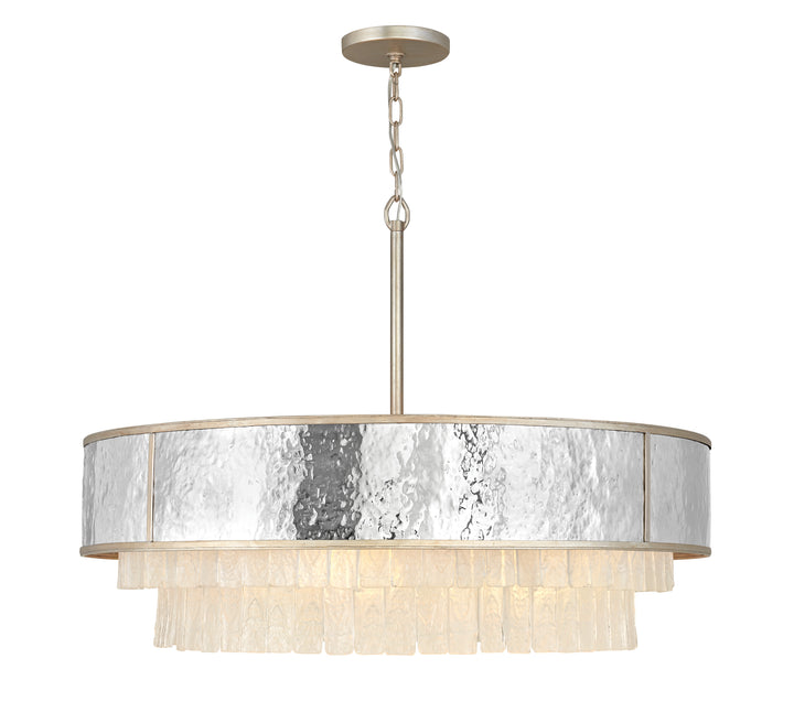 Fredrick Ramond Reverie Chandelier Large Drum Chandelier Champagne Gold FR32708CPG