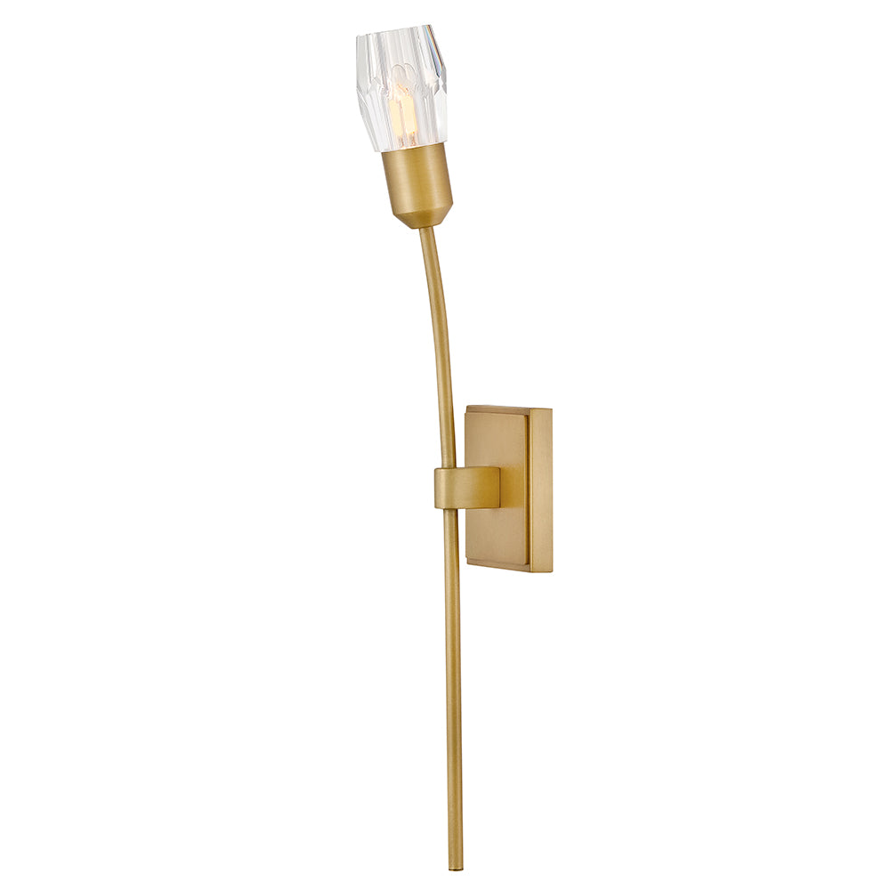 Fredrick Ramond Atera Wall Sconce Large Single Light Sconce Heritage Brass FR33320HB