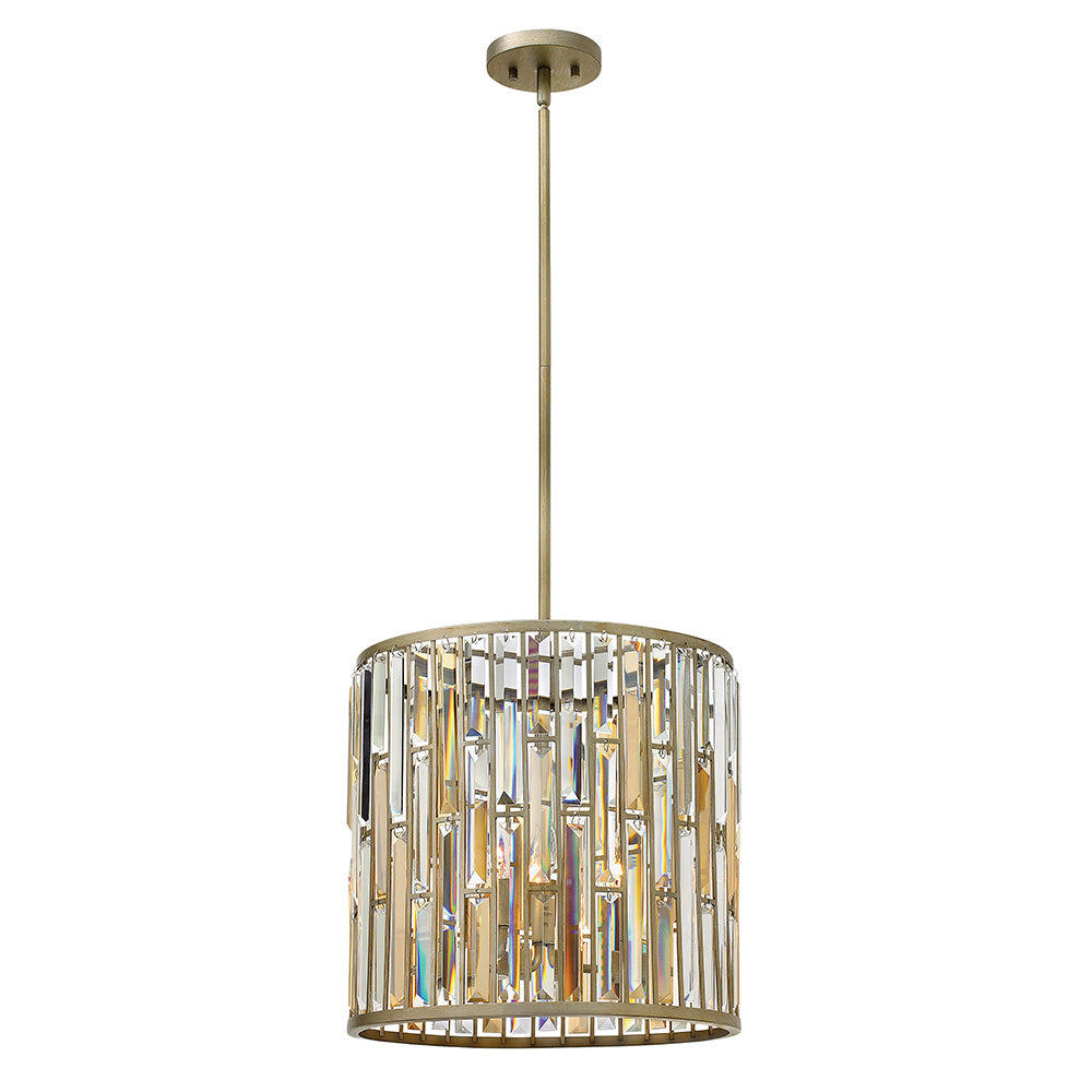 Fredrick Ramond Gemma Pendant Large Convertible Drum Silver Leaf FR33734SLF